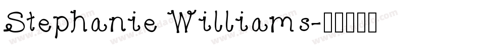 Stephanie Williams字体转换